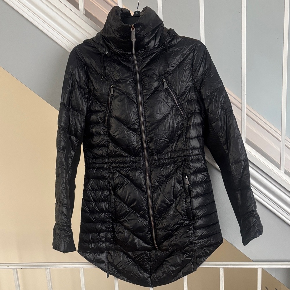 BCBG Generation Black Puffer Jacket coat (2)